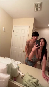 真實調教酒館巨乳老闆娘 喜歡在鏡子面前看着自己被後入 反差感拉滿