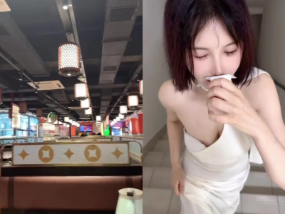 超刺激！商場被摸爽了直接拉到樓道幹