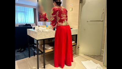 即将嫁人的炮友穿着秀禾禮服跟我操