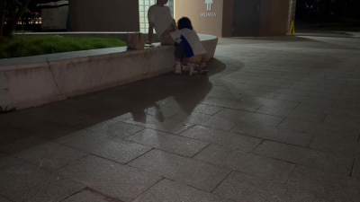 公園裏露出做愛，太刺激了